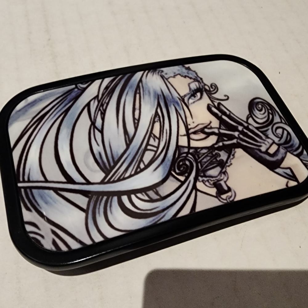 Gothic Pin-Up Girl BUCKLE-DOWN Belt Buckle skater punk goth - Picture 3 of 3